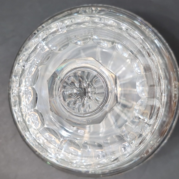 Vintage European Crystal Cut Glass Jar with Lid. - Picture 5 of 10